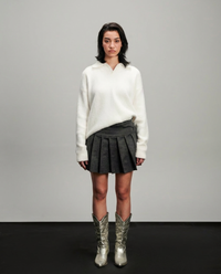 Pleated Skirt - Grey