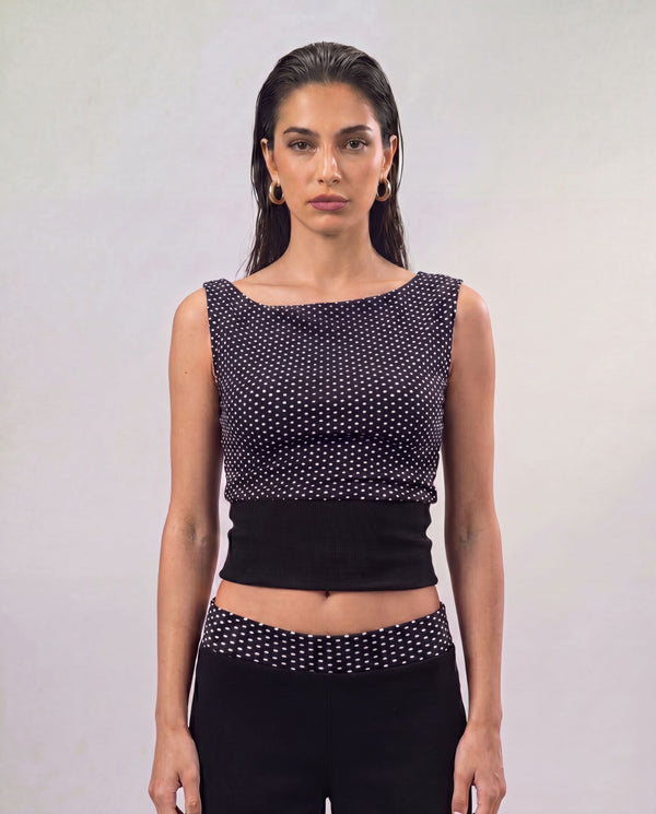 Polka Dot Set Top