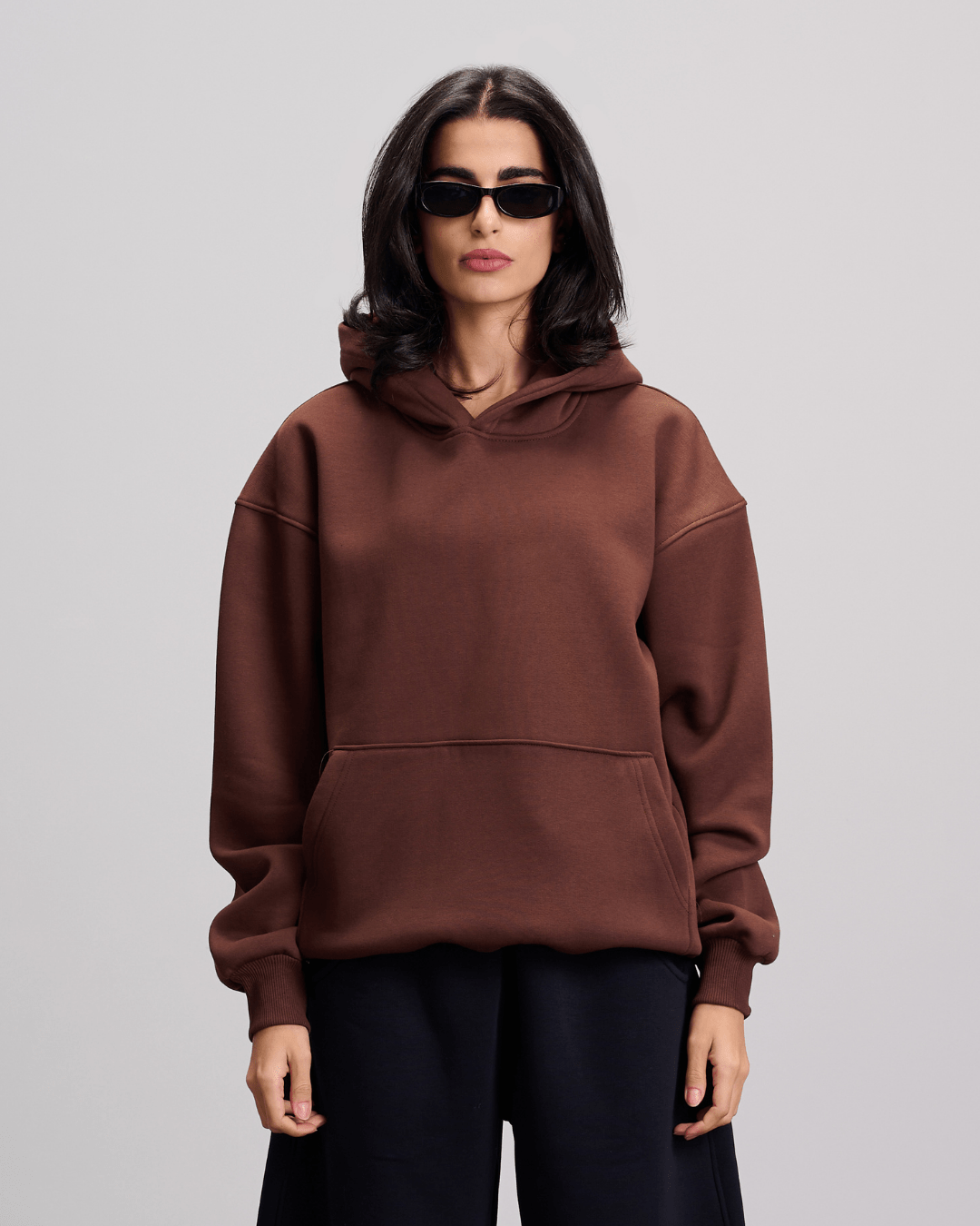 Baggy Hoodie - Brown
