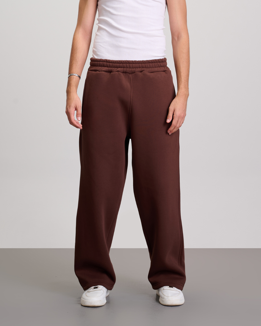 Baggy Sweatpants - Brown