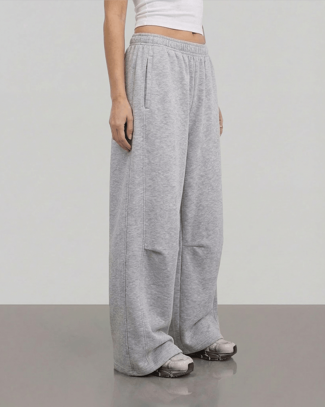Super Baggy Sweatpants - Light Grey