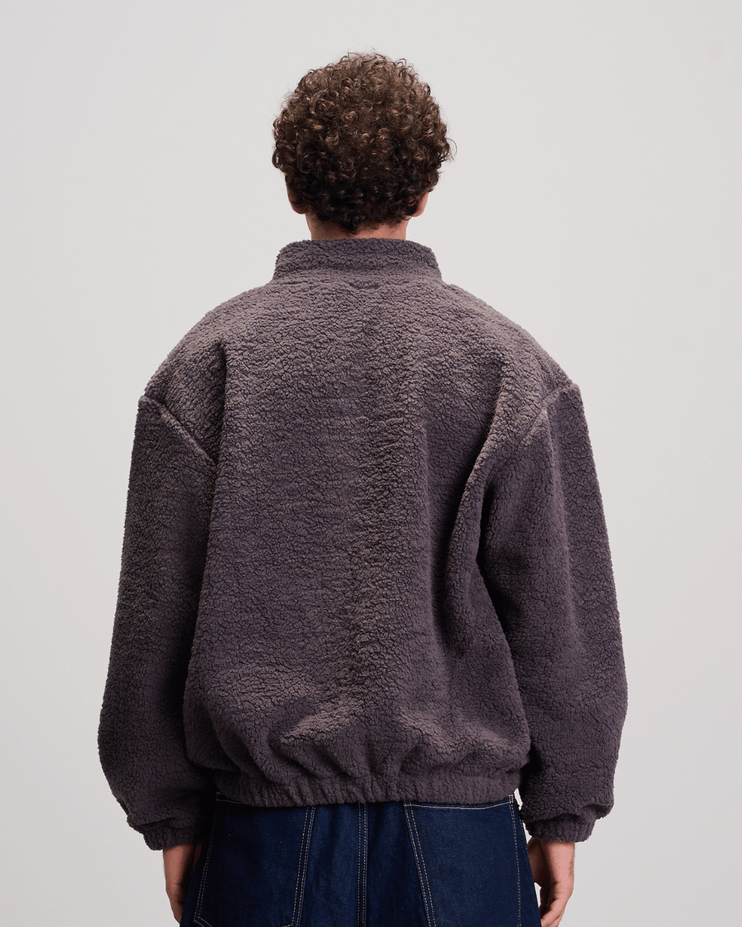 Fleece Zip-Up Jacket - Grey