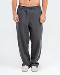 Dark Grey Baggy Sweatpants front view