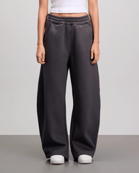 Wide Leg Sweatpants - Dark Grey