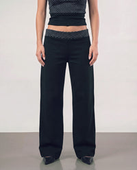 Polka Dot Waistband Pants