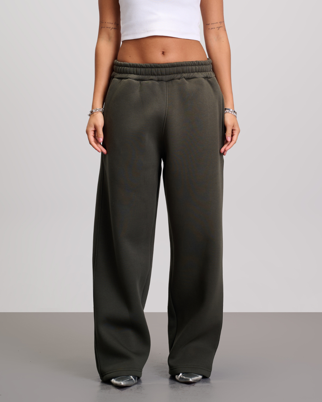 Baggy Sweatpants - Olive