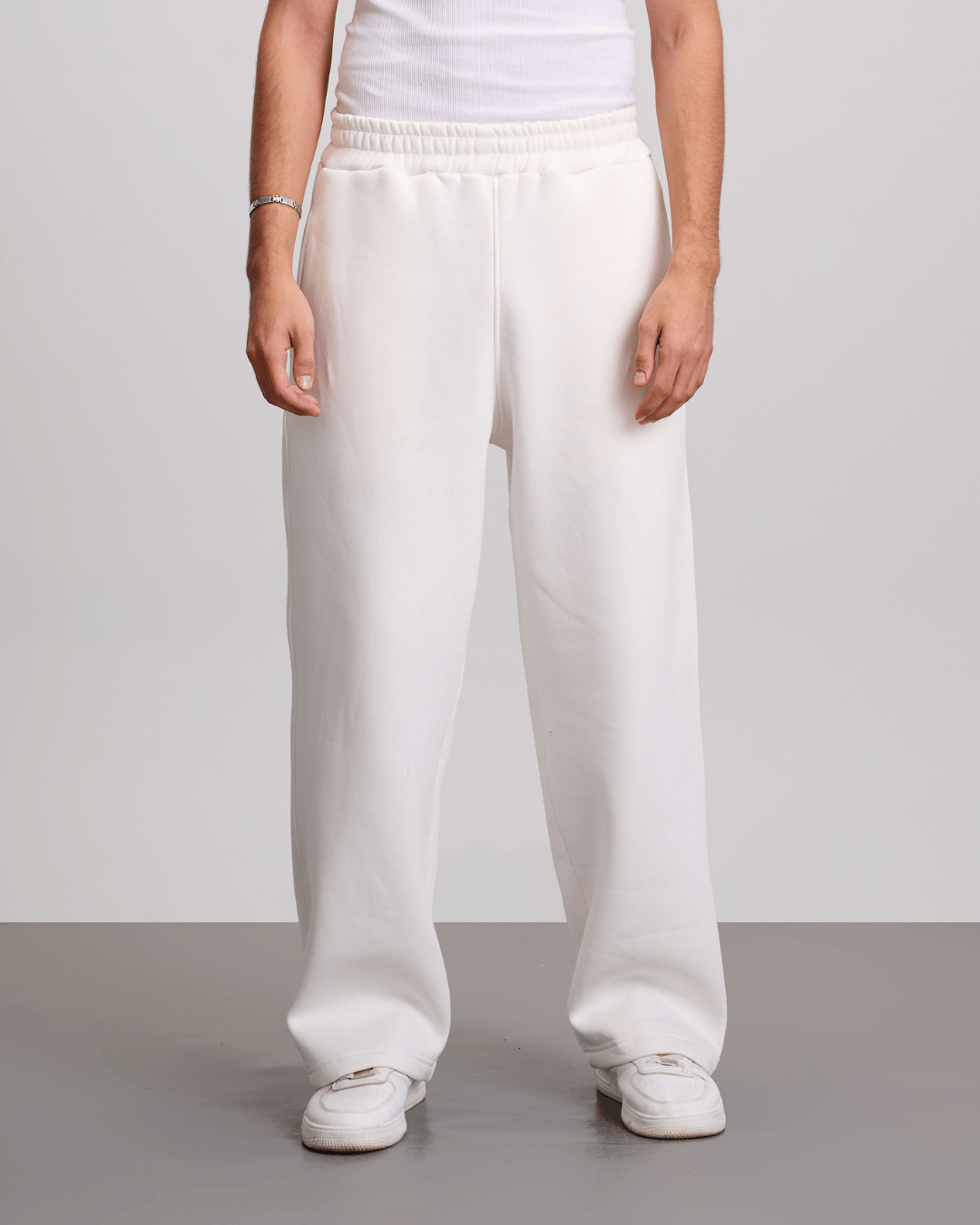 Baggy Sweatpants - White
