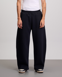 Wide Leg Sweatpants - Black
