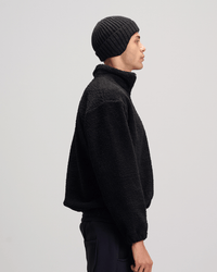 Fleece Quarter Zipper - Black