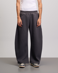 Wide Leg Sweatpants - Dark Grey