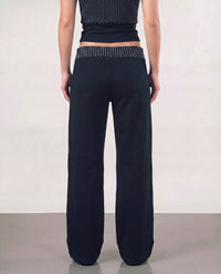 Polka Dot Waistband Pants