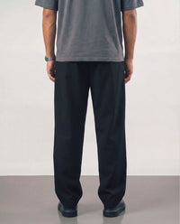 Baggy Double Pleated Pants - Black
