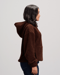 Fleece Hoodie - Brown