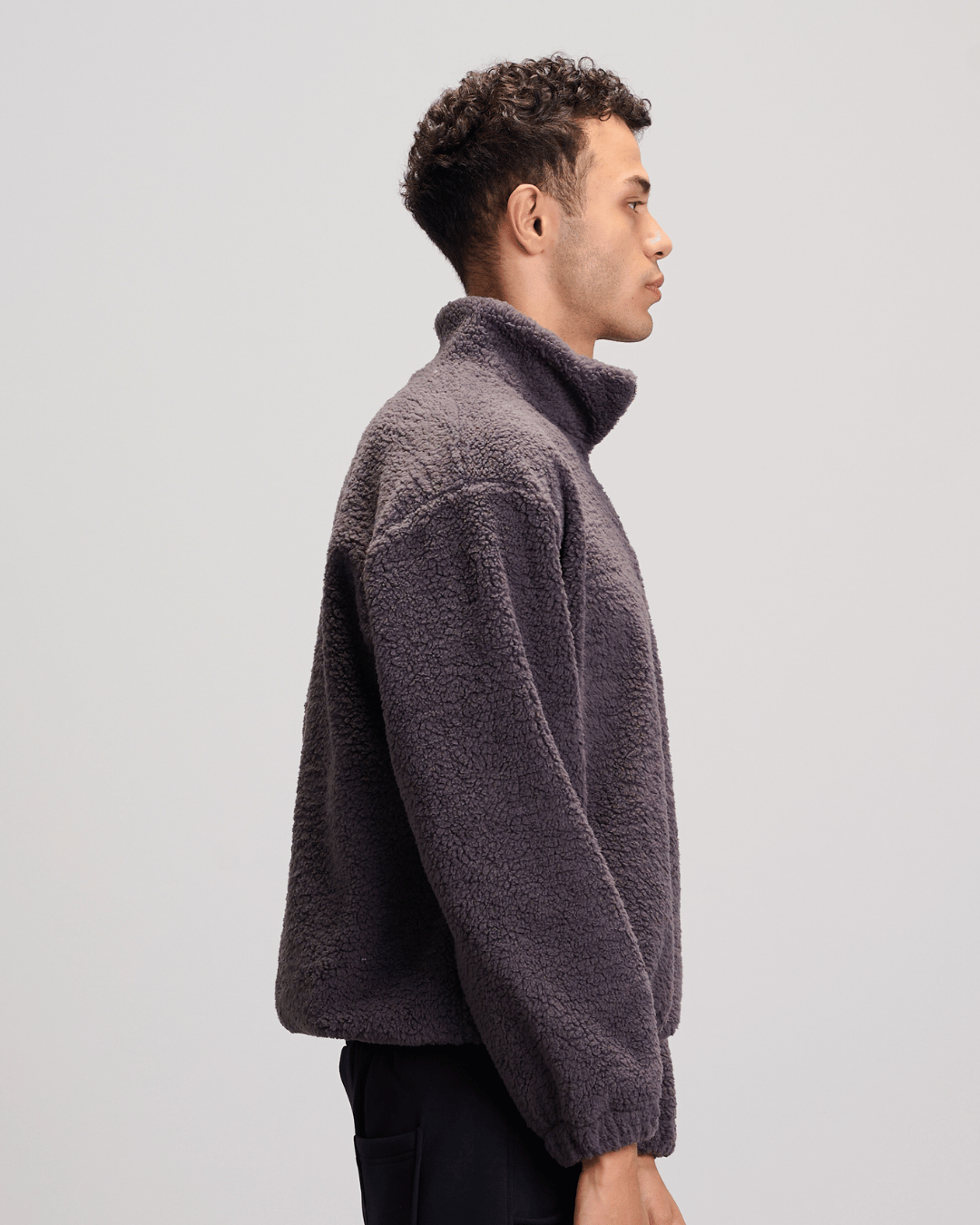 Fleece Quarter Zipper - Grey