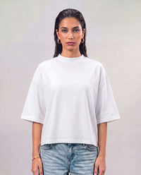 Boxy Tee - White