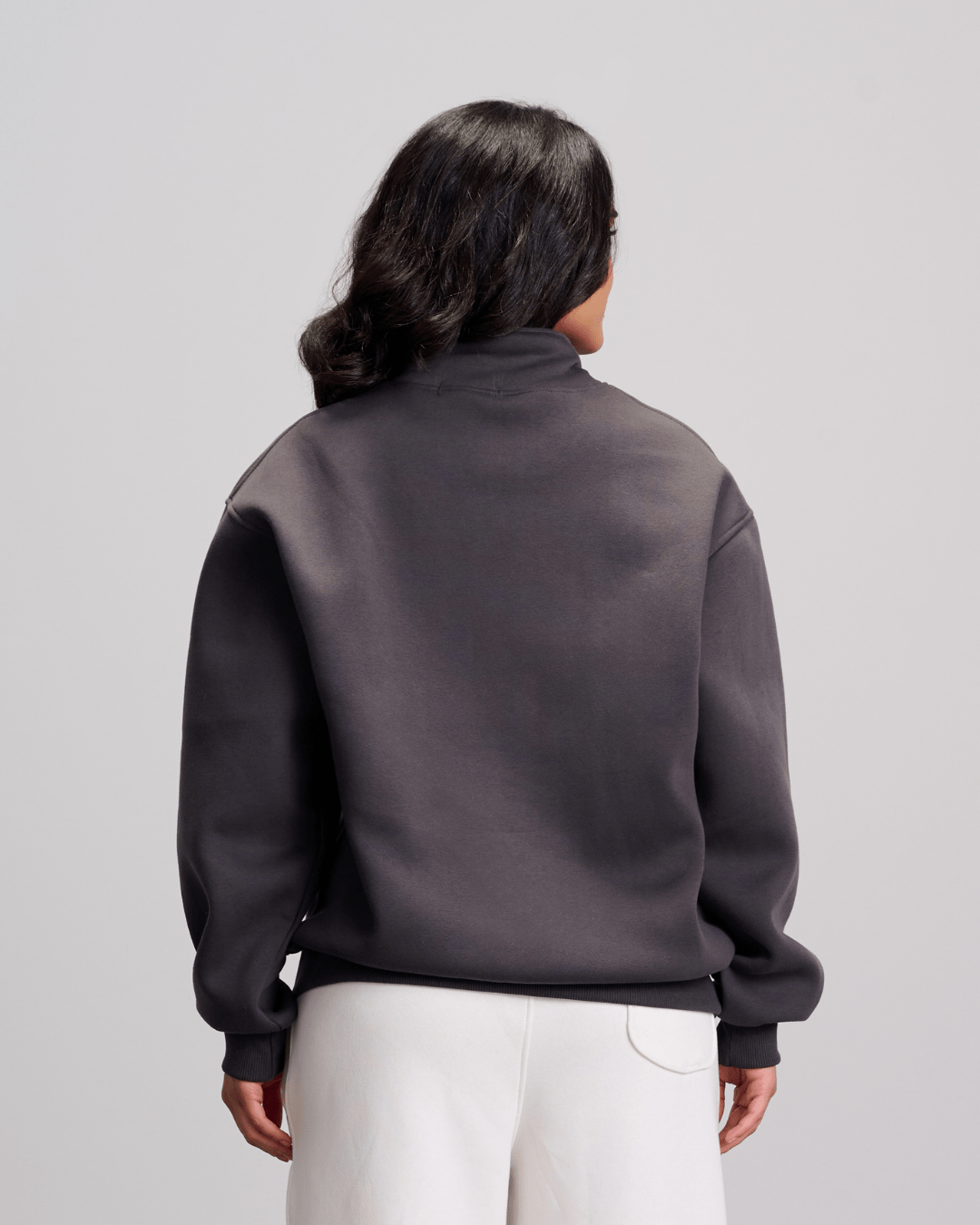 Quarter Zipper - Dark Grey