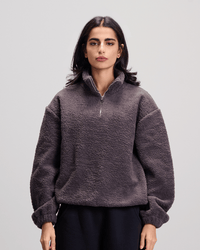 Fleece Quarter Zipper - Grey