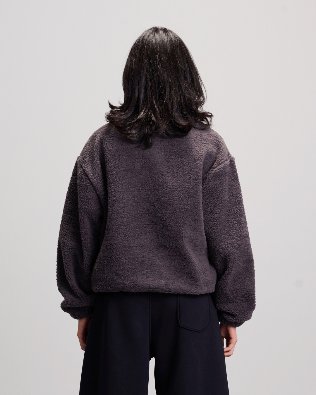 Fleece Quarter Zipper - Grey