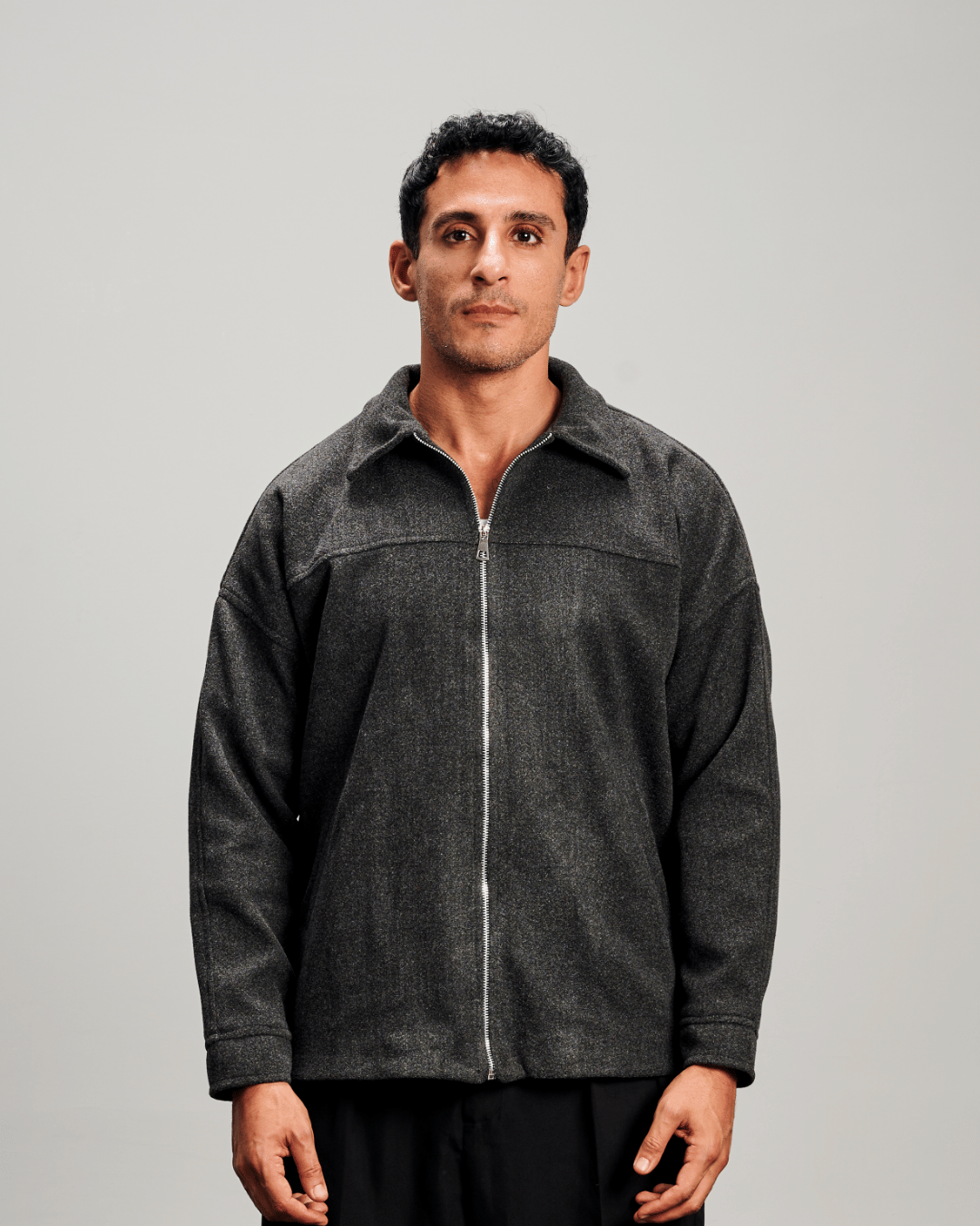 Wool Jacket - Dark Grey