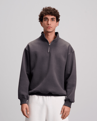 Quarter Zipper - Dark Grey