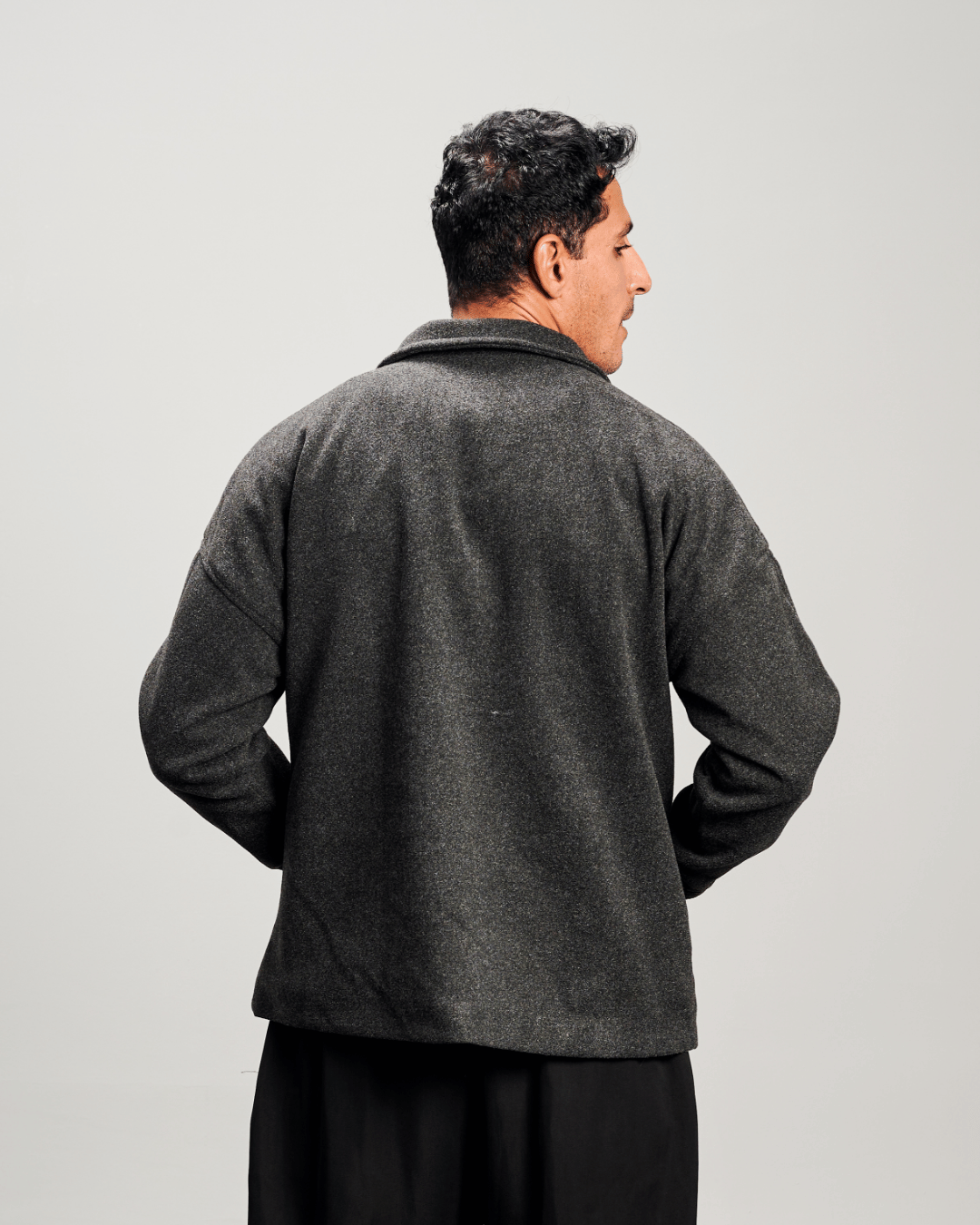 Wool Jacket - Dark Grey