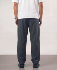 Baggy Double Pleated Pants - Dark Grey