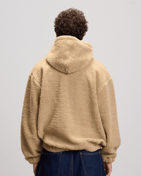 Fleece Hoodie - Beige