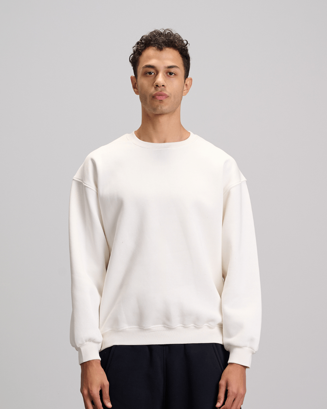 Baggy Crewneck - White