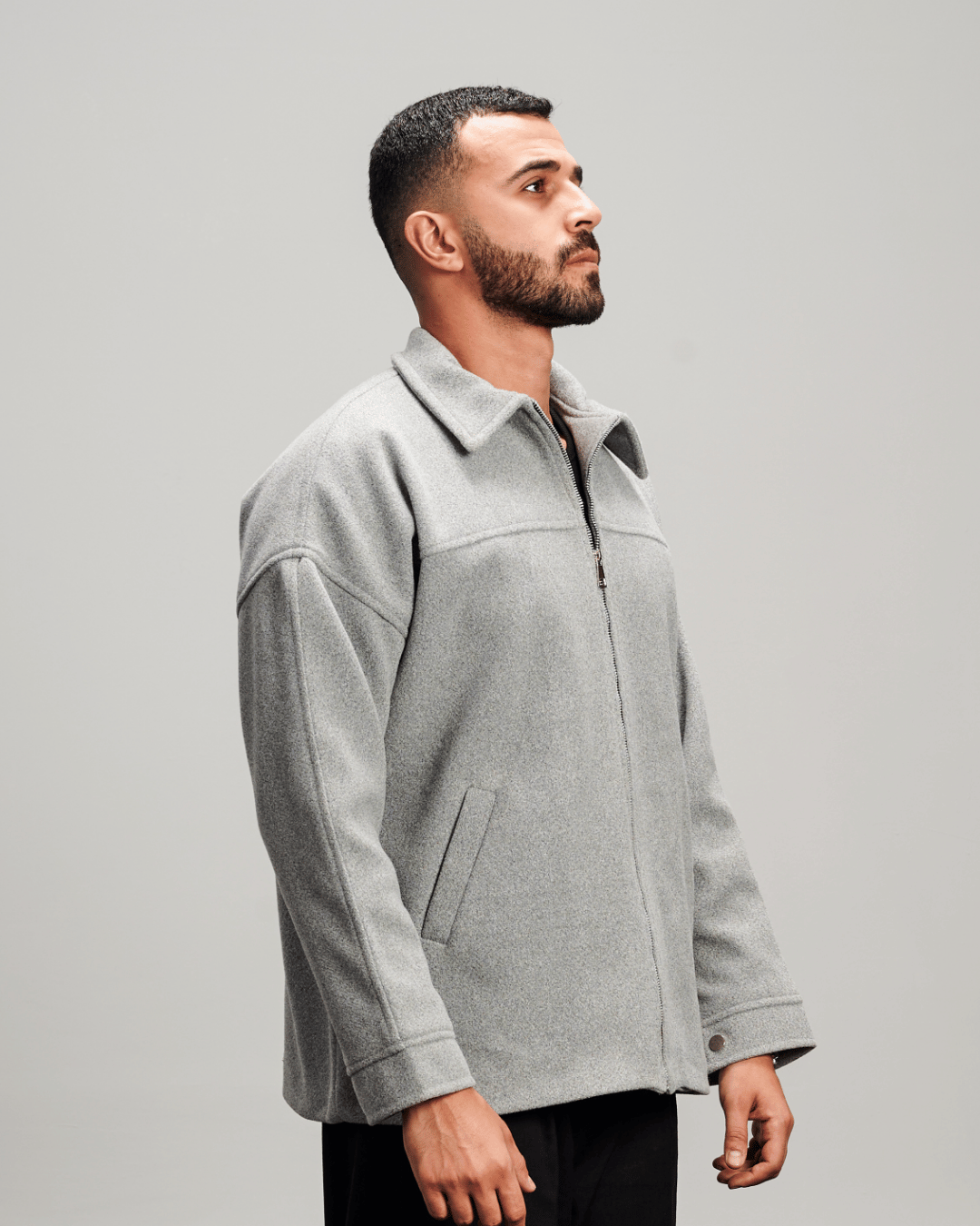 Wool Jacket - Grey