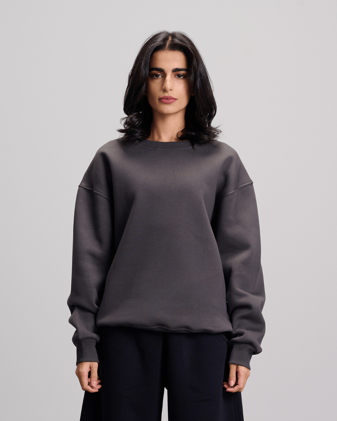Baggy Crewneck - Dark Grey