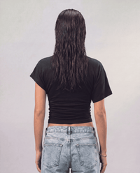 Mock Neck Top - Black