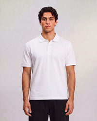 Boxy Polo T-Shirt - White