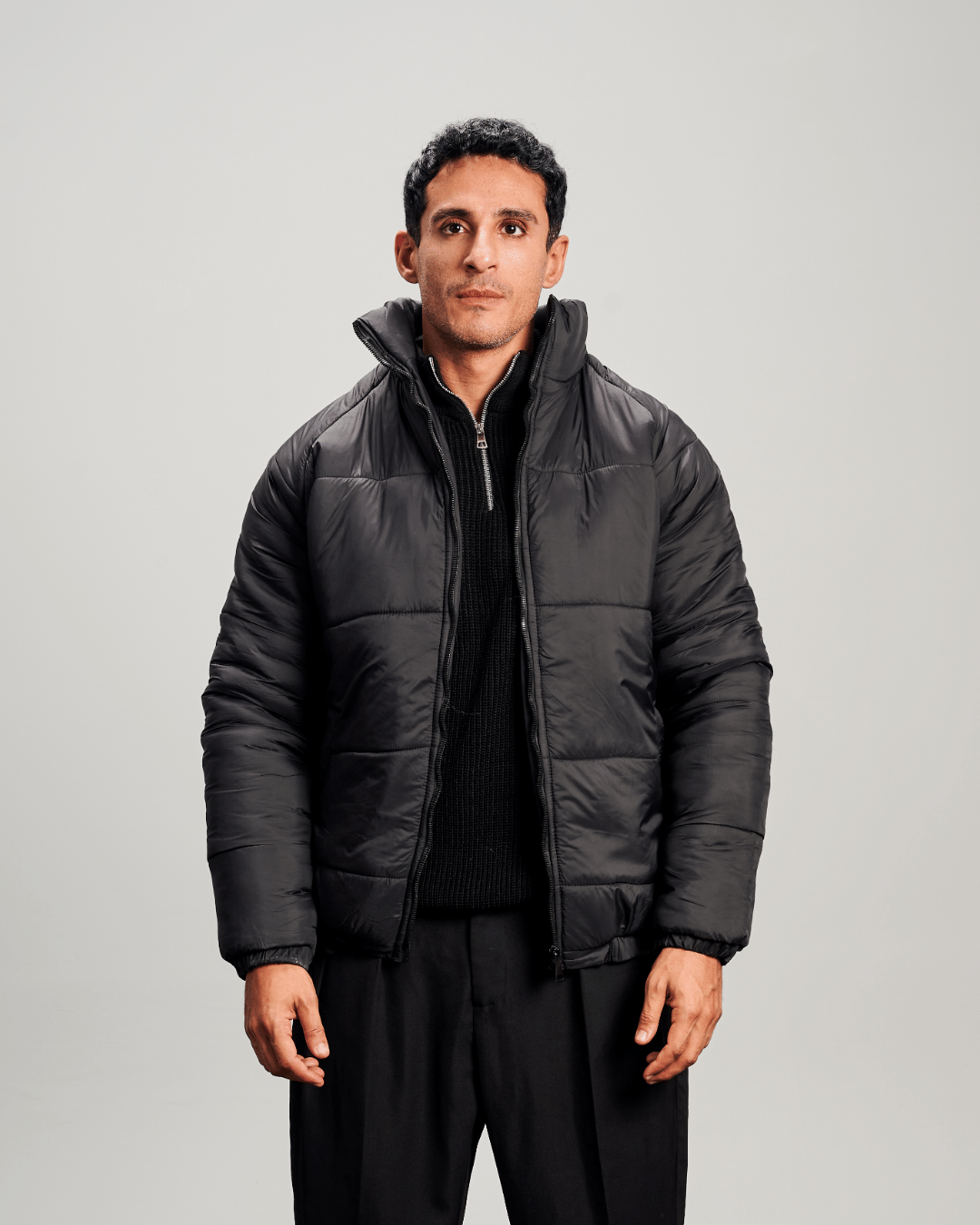 Puffer Jacket - Black