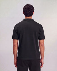 Boxy Polo T-Shirt - Black