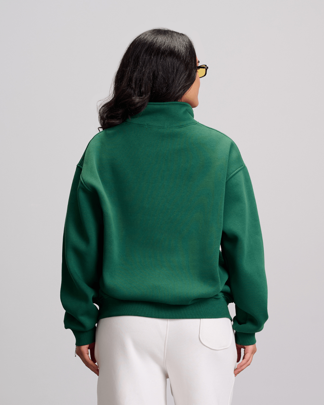 Quarter Zipper - Emerald Green