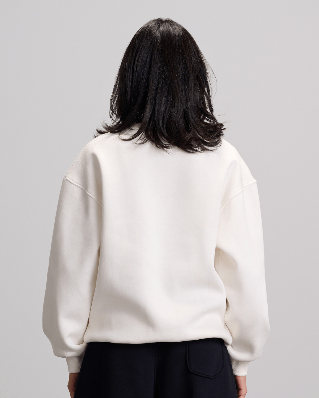Baggy Crewneck - White