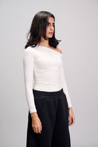 Off Shoulder Top - White