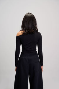 Off Shoulder Top - Black