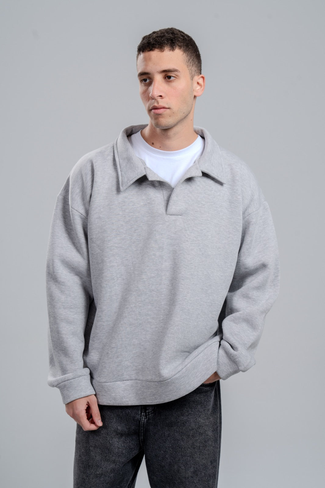 Baggy Polo Sweatshirt