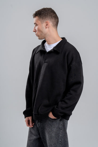 Baggy Polo Sweatshirt