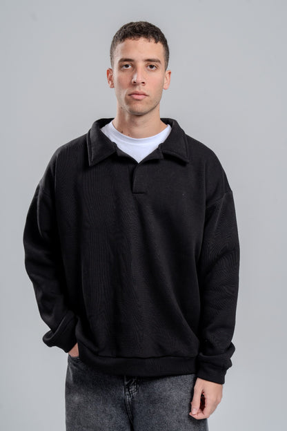 Baggy Polo Sweatshirt