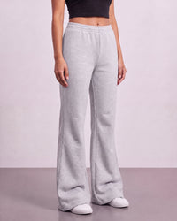 Flared Sweatpants - Light Grey