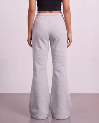 Flared Sweatpants - Light Grey