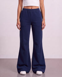 Flared Sweatpants - Navy