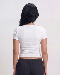 Short Sleeve Top - White